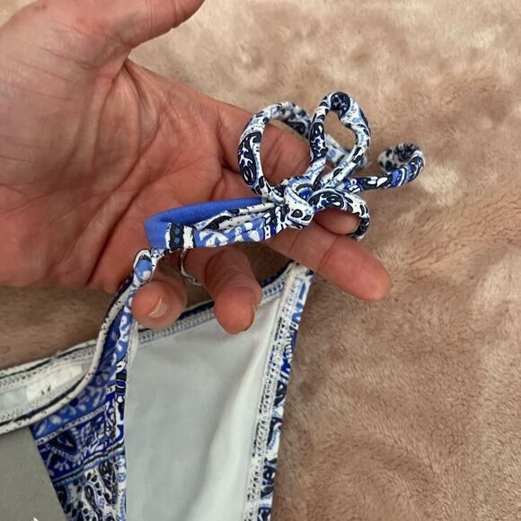 Athlete blue and white string bikini- brand new with tags size XXS - Picture 2 of 10